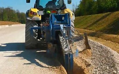 Roadshow : trancheuse Liba sur tracteur